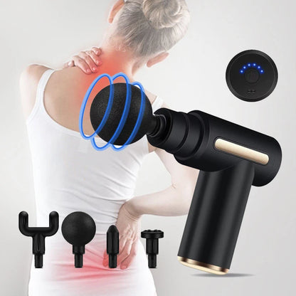 Professional Mini 4 Head Massage Fascia Gun