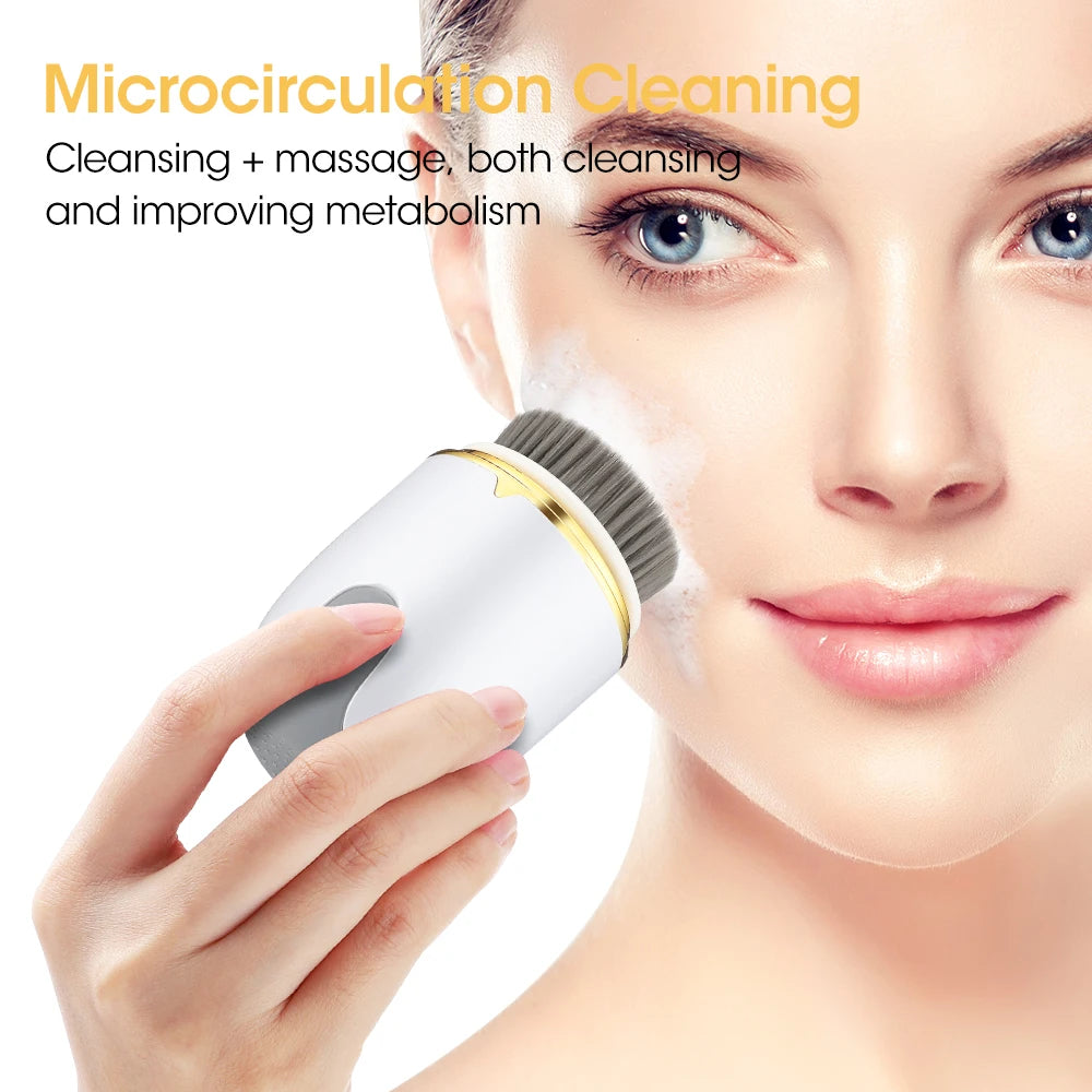 Electric Facial Cleansing Exfoliation Massage Brush