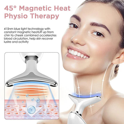 Neck Facial Lifting Device Skin Tightening Anti Wrinkle Massager