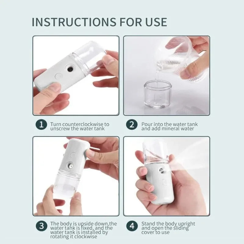 Mini Nano Mist Facial Sprayer