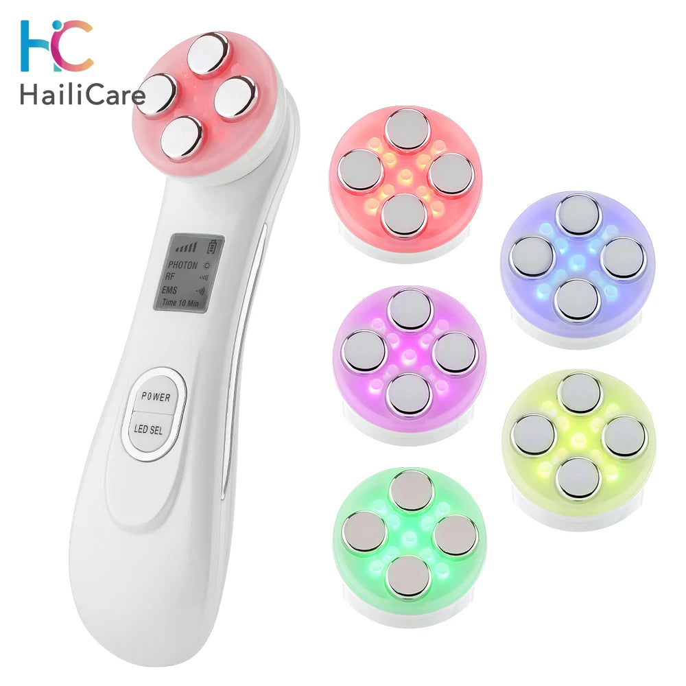 5 Colors EMS Face Beauty Device