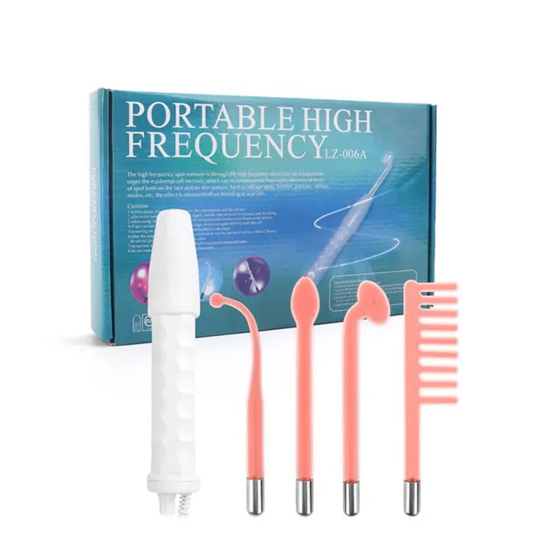 Portable Handheld High Frequency Skin Therapy Wand Machine