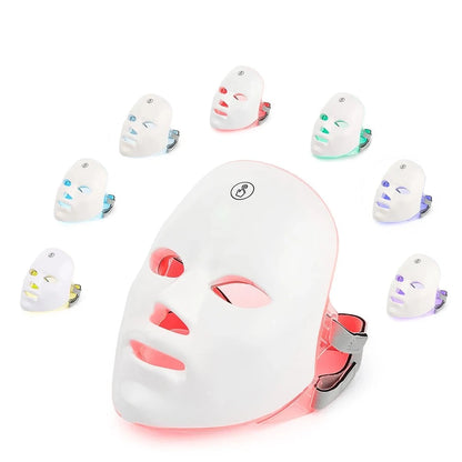 USB Charge 7Colors LED Facial Mask