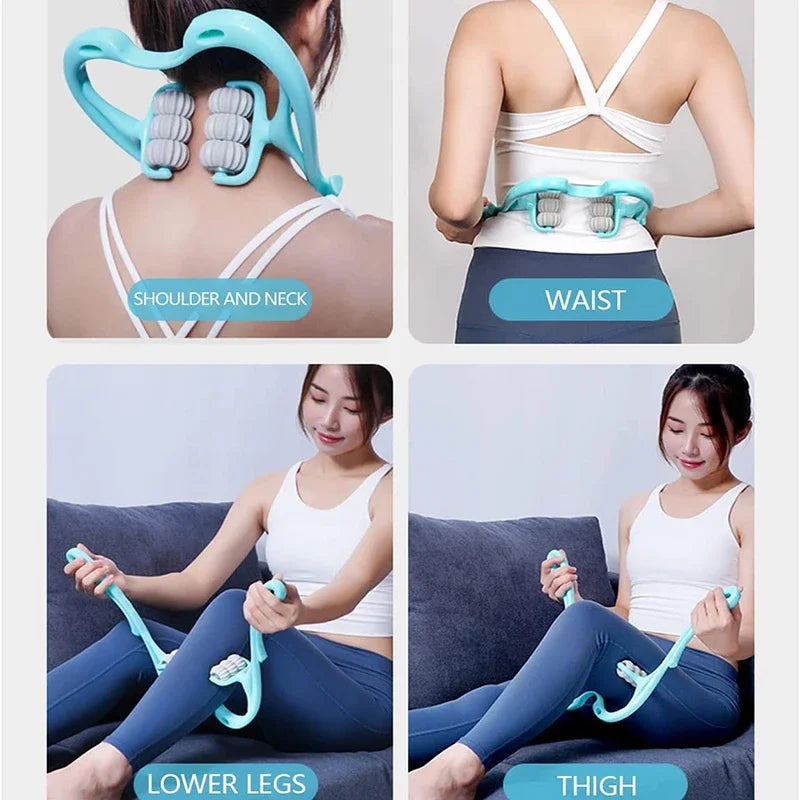 6-Wheel Cervical Spine Massage Roller