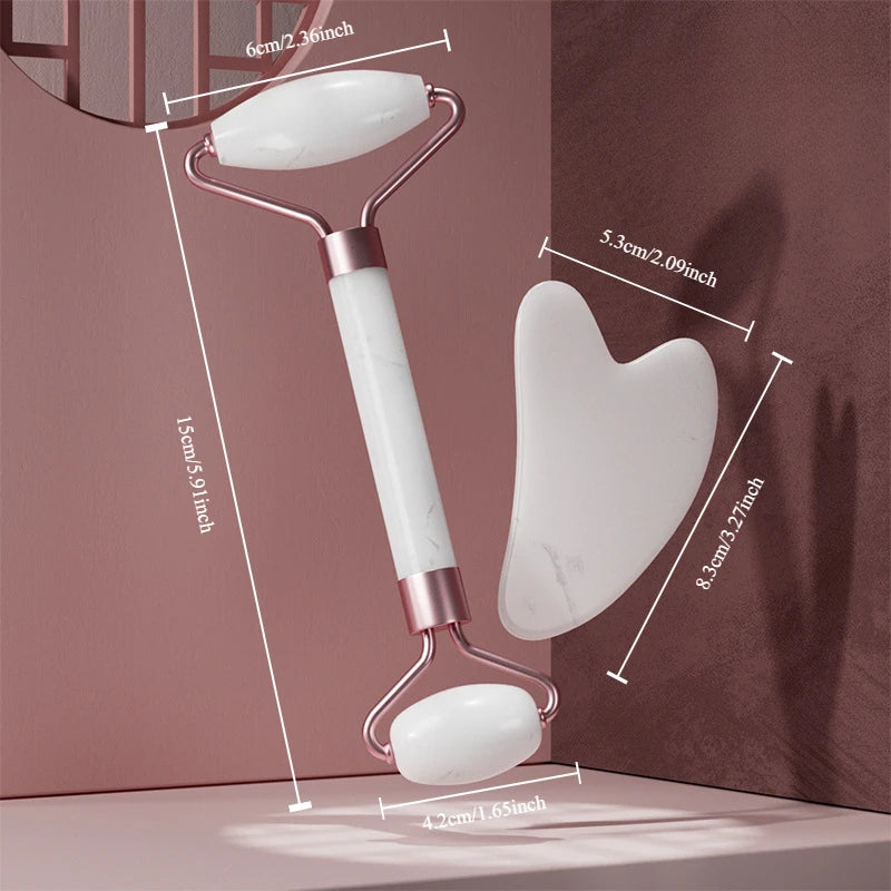 Face Massager Roller Guasha Board Resin Scraper