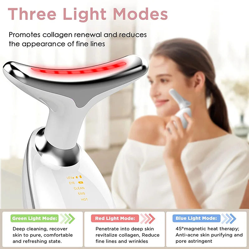 Neck Facial Lifting Device Skin Tightening Anti Wrinkle Massager