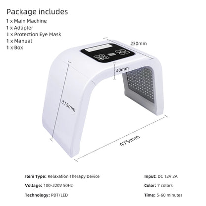 PDT Led Mask Light Therapy LED Skin Care Beauty