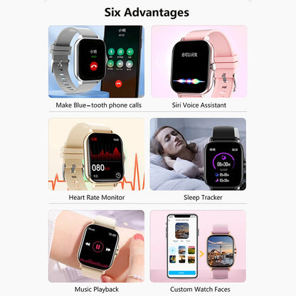 Health Monitor Waterproof Smartwatch