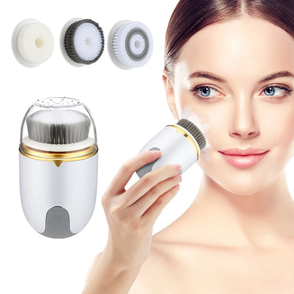 Electric Facial Cleansing Exfoliation Massage Brush