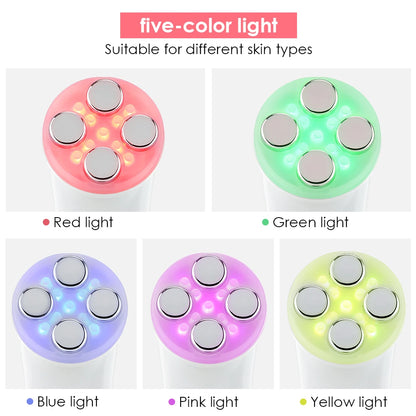 5 Colors EMS Face Beauty Device